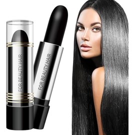 Hair Color Pen Hair Stick,Tinte de Cabello Retoque Instantáneo con Bolígrafo - Impermeable Escudo de Tinte en Barra, Cepillo Encubridor Temporal de Canas para Cabello y Barba (01#Black)