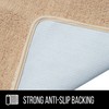 SFLXO 80cm x 50cm Non Slip Bath Mat Machine Washable