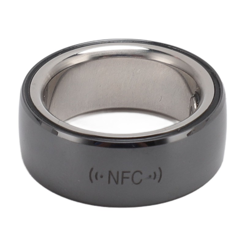 Smart Ring Sleep Fitness Tracker IP68 Waterproof Ceramic NFC Ring