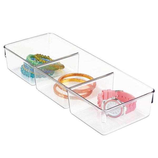 InterDesign Linus Dresser and Vanity Drawer Organizer, 13-inch by 5-inch