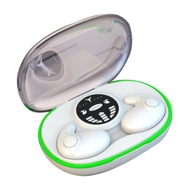 Wireless Sleep Earbuds Invisible - Bluetooth 5.3 Mini Sleeping Earbuds for Side Sleepers Small Ears Canal, Discreet in-Ear Tiny Earphones for Sleeping,IPX6 Rating, Sweat Resistant Earphones