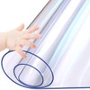 1.5mm Thick 12x48 Inch Upgraded Clear PVC Table Cover Blotter