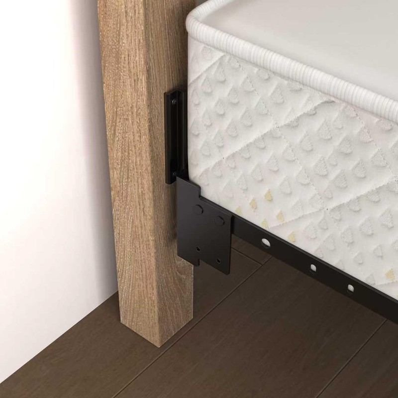 4pcs Black Bolt on to Hook on 711 Bed Frame