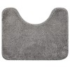 JUJUGO Toilet Mat, U-Shaped Bath Mat, Absorbent, Quick Drying, Anti-Slip,