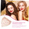 SAFIGLE Flower Bandana for Women 3 Piece Set Elastic Hair