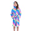 Piefry Soft Bathrobe with Hood for Girls Fleece Dressing Gown