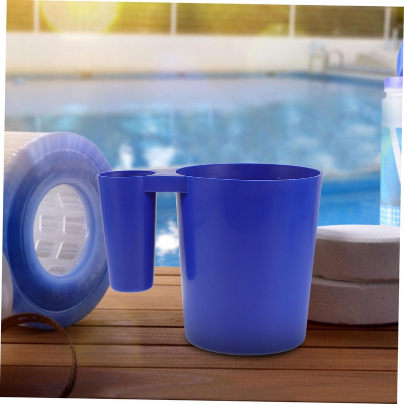 Abaodam Pool Durable Plastic Powder Scoop with Handle for Efficient