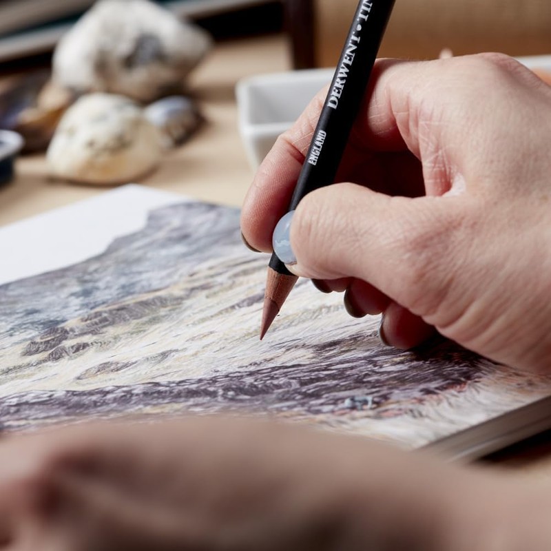 Derwent Tinted Charcoal Pencils Tin (Set of 24)