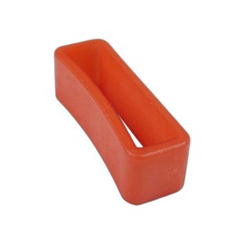 Paracord Planet 1 Inch Square Belt Loop Dog Collar Watch Band – Available in 5, 10, and 20 Packs (Orange, 5 Pack)