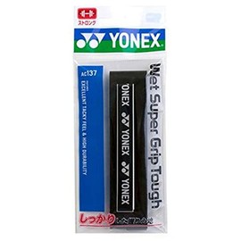 YONEX AC137 007 Wet Super Grip Tough (Pack of 1) Black