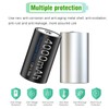 Palowextra Premium Rechargeable C Cell Batteries with Charger, 6 Pack