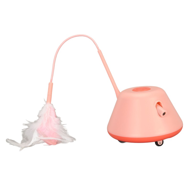 Electric Cat Feather Toy USB Charging Automatic Rotating Interactive Cat