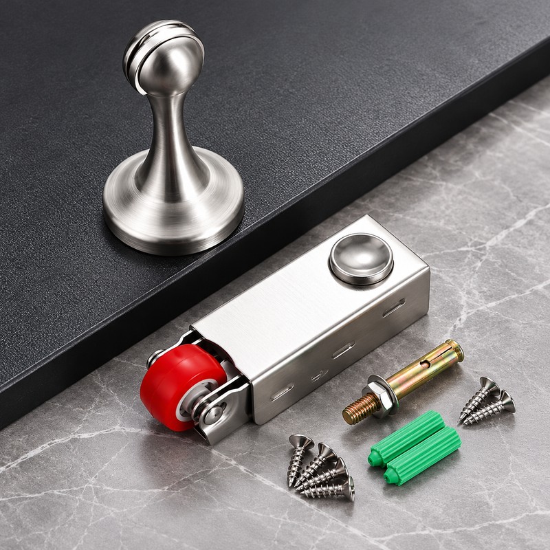 Door Bottom Support Wheel for Sliding Doors – Quiet Rolling,
