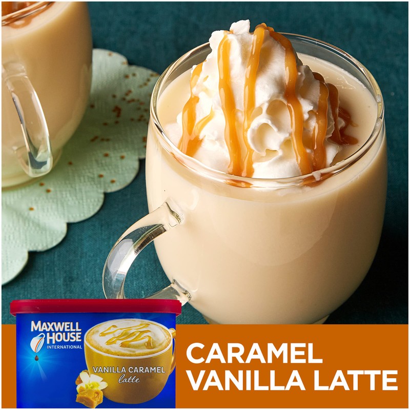 Maxwell House International Vanilla Caramel Latte Mix, 8.7 Oz (Pack