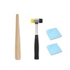 Jewelers Rubber Hammer Mallet with Wood Ring Mandrel Sizer Sizing