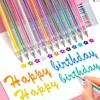 Wincredulous 24Pcs Glitter Ballpoint Pens & Refills Set (Multicolor, 24Pcs)