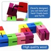 GTYHH 5-Piece Building Block Toy, Multicoloured Puzzle Toy, Fidget Toy,