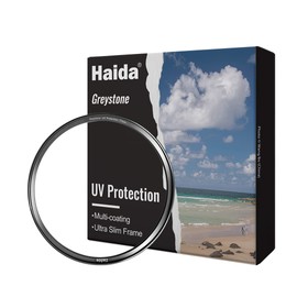 Haida 49mm UV Filter with Golden Outer Ring - Ultra Slim Ultraviolet Lens Filter Multi-Coated Protective Filter
