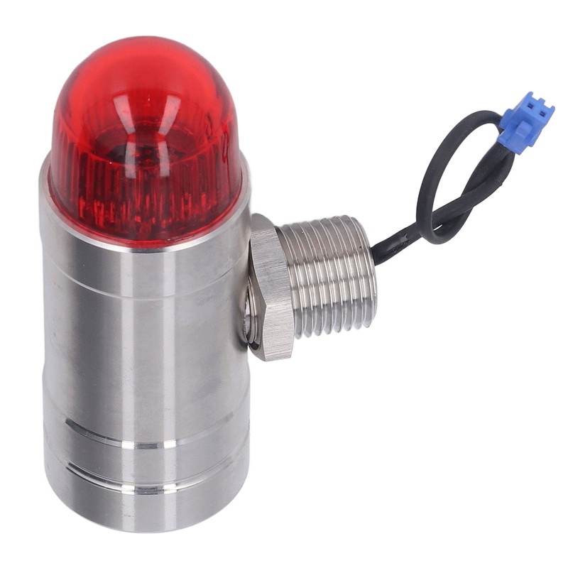 G1/2 Thread Sound Light Alarm Lamp Stainless Steel Waterproof Anti