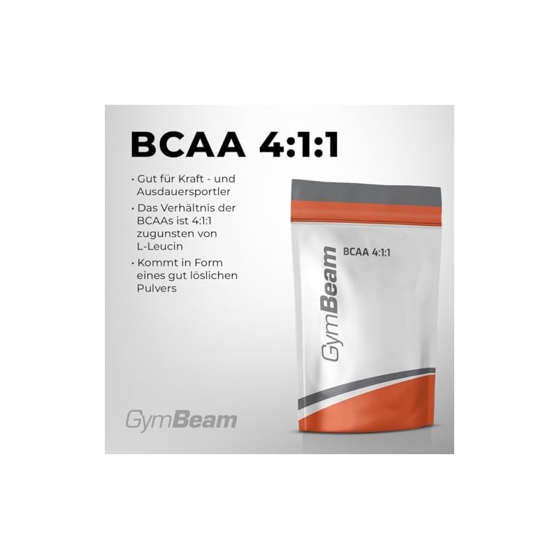 GymBeam GymBeam - Bcaa 4:1:1 Instant 500 g Zitrone Limette