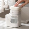 Jangman A700 Innovative Kitchen Dish Soap Dispenser with Scrubber Holder & Pump - Economical Dispenser