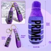 REYOK 2 Pcs Purple Prime Drink Bottle Plush Toy and