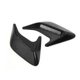uxcell Universal Stick-on Car Decorative Air Flow Vent Cover Sticker 2pcs