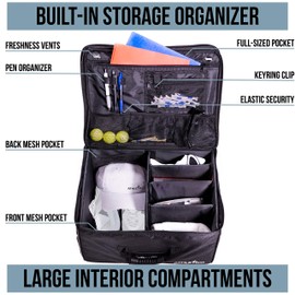 Athletico Golf Trunk Organizer Storage - Car Golf Locker to Store Golf Accessories | Collapsible When Not in Use