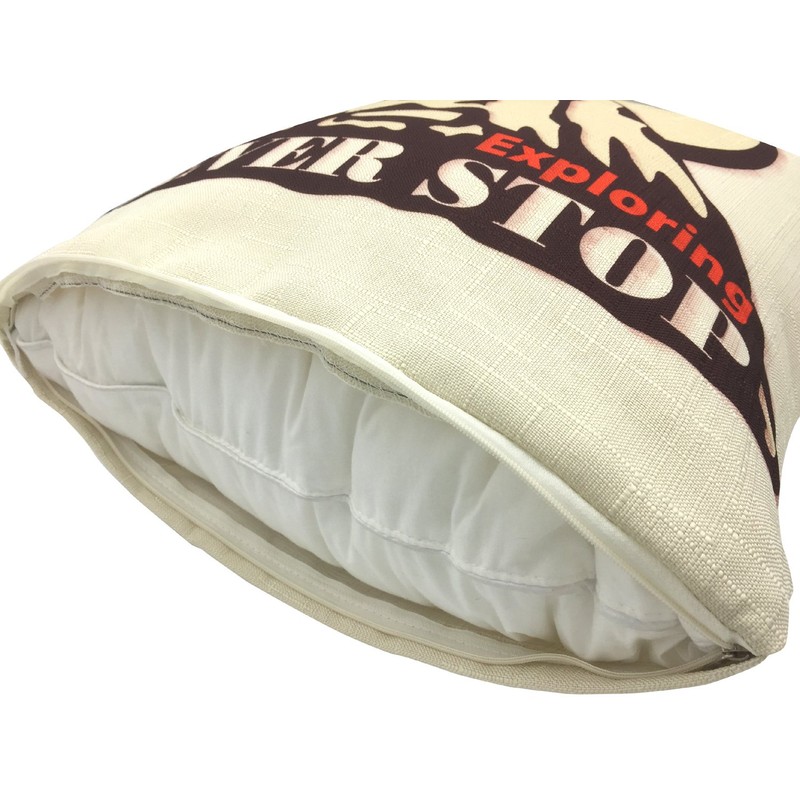 YOUR SMILE Cotton Linen Square Decorative Throw Pillow Case Cushion
