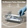 vikofan 6 Pack 6x6 Post Base for Concrete, Actual 5.5"x5.5"