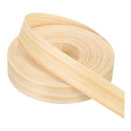 PATIKIL Pine Edge Banding, 1 Inch x 50 ft Wood Veneer Tape Pre-glued Flexible Plywood Edge Banding with Hot Melt Adhesive for Furniture Restoration