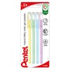 Pentel K108P Hybrid Milky Gel Roller Pastel Colours Pack of