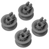 4 Pack Dishwasher Roller 00611666, Upper Rack Basket Runner Rail