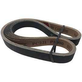 1X42 inch Silicon Carbide Sharpening Sanding Belts 12 Packs Converterted in the USA (1000 Grit)
