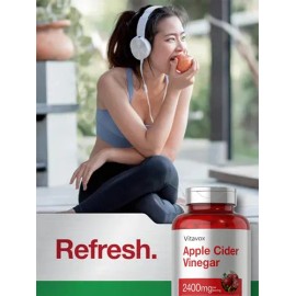 4pc Apple Cider Vinegar Para Eliminartoxinas Vitaminas