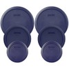 Pyrex (2) 7402-PC 6/7 Cup Blue (2) 7201-PC 4 Cup