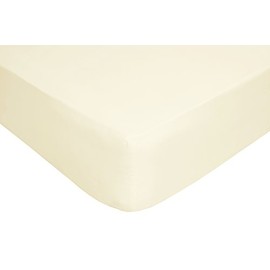 Impressions Fusion Soft Touch Microfibre Polyester Kingsize Cream Fitted Sheet (Pillowcases Sold Separately)