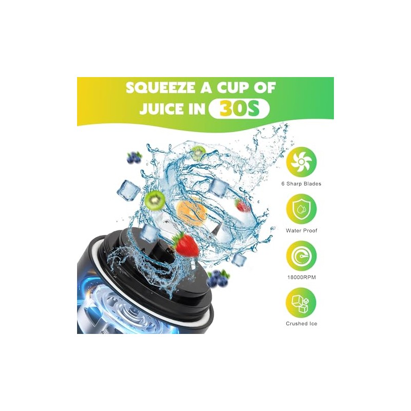 NexaEase Portable Blender for Smoothies and Protein Shakes