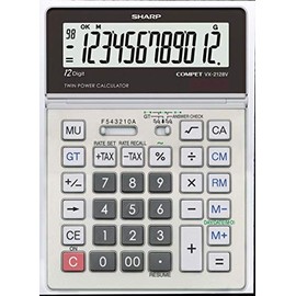 Sharp VX2128V Portable Desktop Handheld Calculator