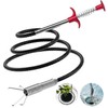 SHUOGUO Drain Snake,79 inch Flexible Grabber Claw Pick Up Reacher