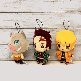 Demon Killer Blade Plush Toy Set of 3 Types Total Set of 3 Types of Toys, Yoshi Iinosuke Kiheira
