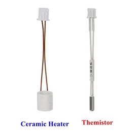 Upgrade 24V 88W K1 Ceramic Heating Tube 320°C Thermistor Temperature Sensor High Temperature Compatible with Creality K1, K1 Max Hotend 3D Printer Accessories Replacement
