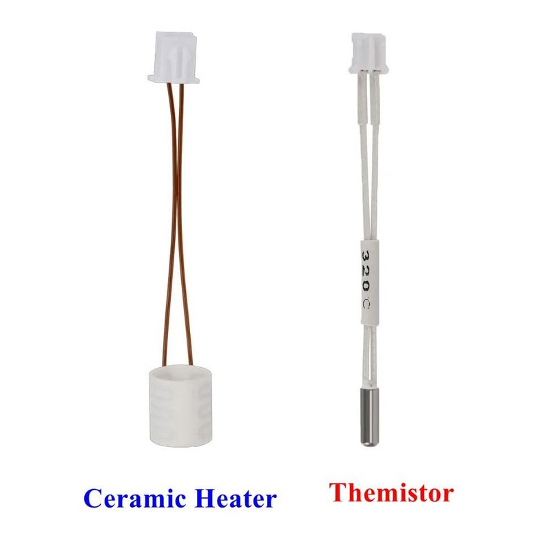 Upgrade 24V 88W K1 Ceramic Heating Tube 320°C Thermistor Temperature