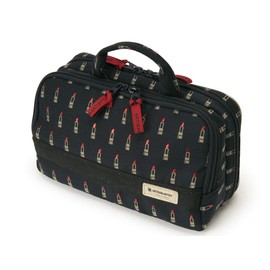 ARTISAN & ARTIST 8WP-LI120 SLOPE SHAPE POUCH Artisan & Artist Pouch, Cosmetic Pouch, Travel Pouch, Small Items, Bag-in-Bag, Black