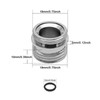 Faucet Adaptor 2PCS Aerator Connector 1/2" Thread Solid Metal Kitchen