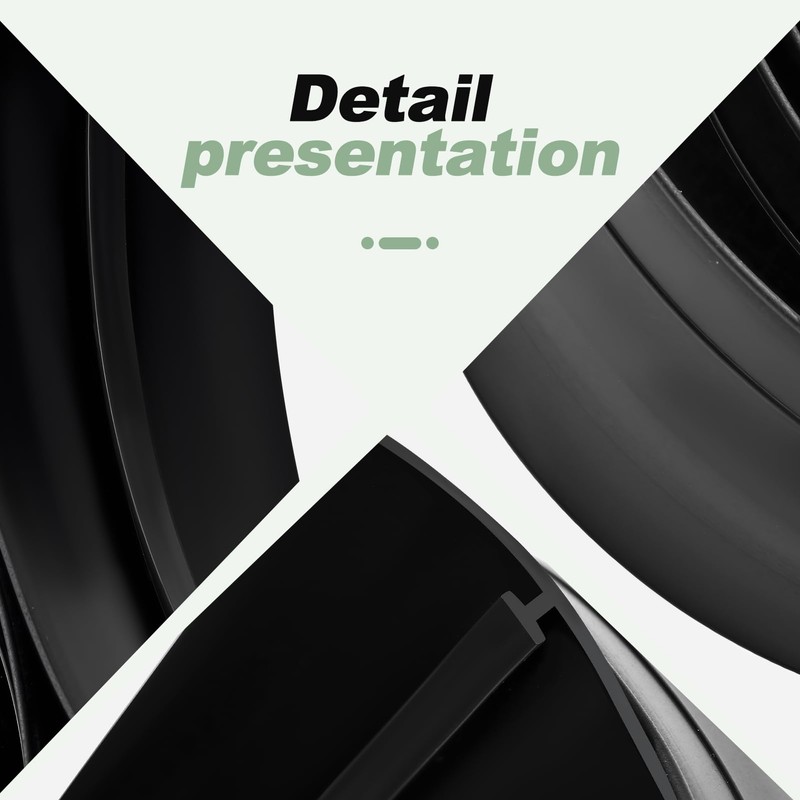 6.4 FT Rubber Double Leaf Truck Cap Rear Door Bottom