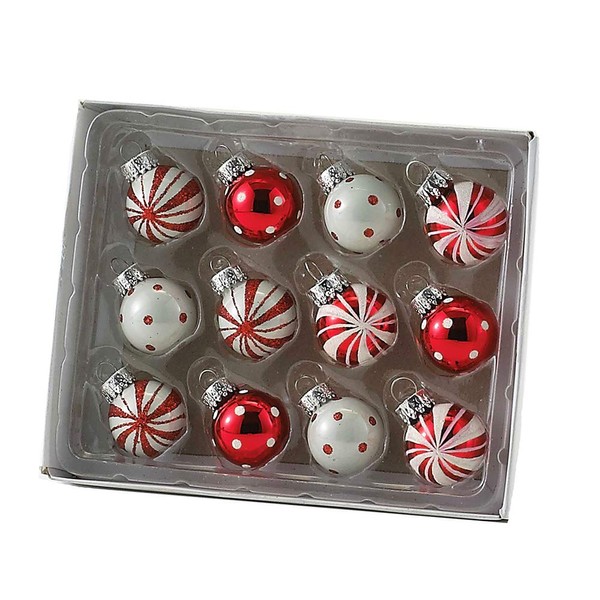 Kurt S. Adler GG0294 Ornament Set, Red, White