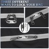 Milifox 4 Pack Zipper Clips Theft Deterrent Double Small Carabiner