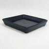 Square Plant Saucer 4 Inch 2 Pack，Plant Trays for Pots,