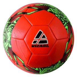 Vizari Toledo Soccer Ball | Outdoor Training and Fun Play Football for Boys, Girls, Youth & Toddler | Ideal for All Skill Levels (Pack of 1, 6 & 12)
